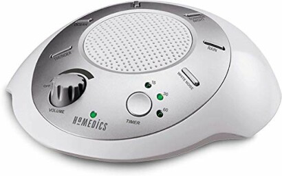 Homedics SoundSleep White Noise Sound Machine Review - The Best Portable Sleep Sound Machine