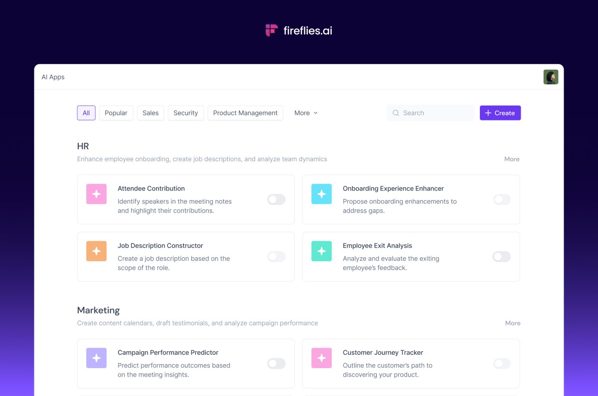 AI note-taking app Fireflies adds new ways to extract insights from meeting notes