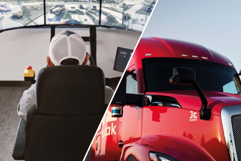 Kodiak is using Vay’s remote driving tech in its self-driving trucks